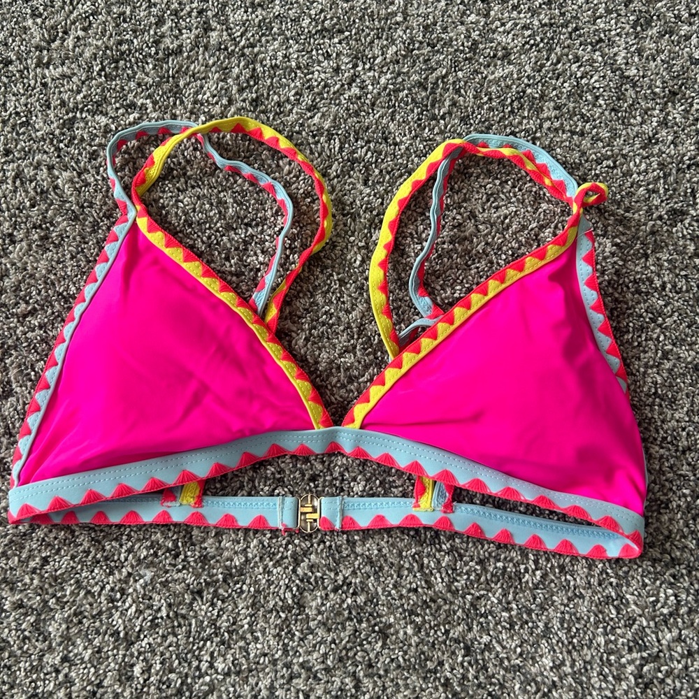 fun colored swim top